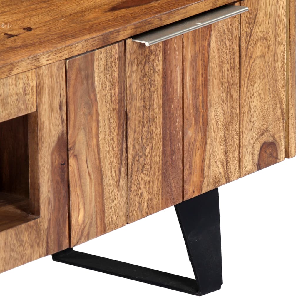 TV cabinet, 140x30x40cm, rosewood solid wood.