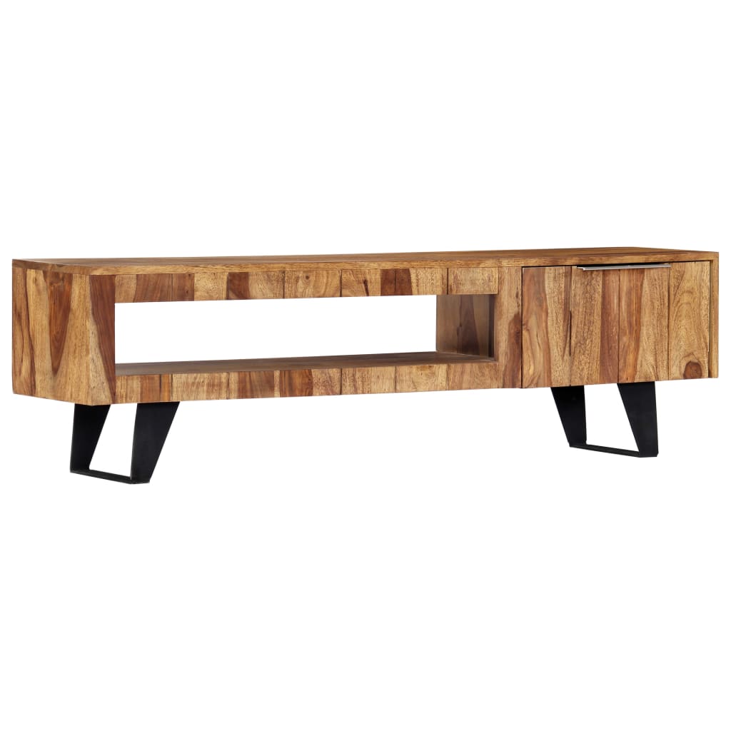 TV cabinet, 140x30x40cm, rosewood solid wood.