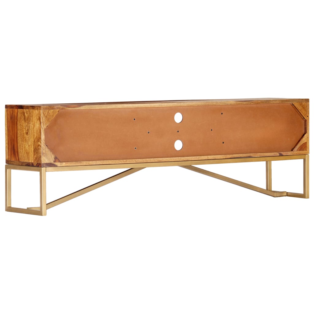TV cabinet, 140x30x45cm, pinkish reclaimed solid wood