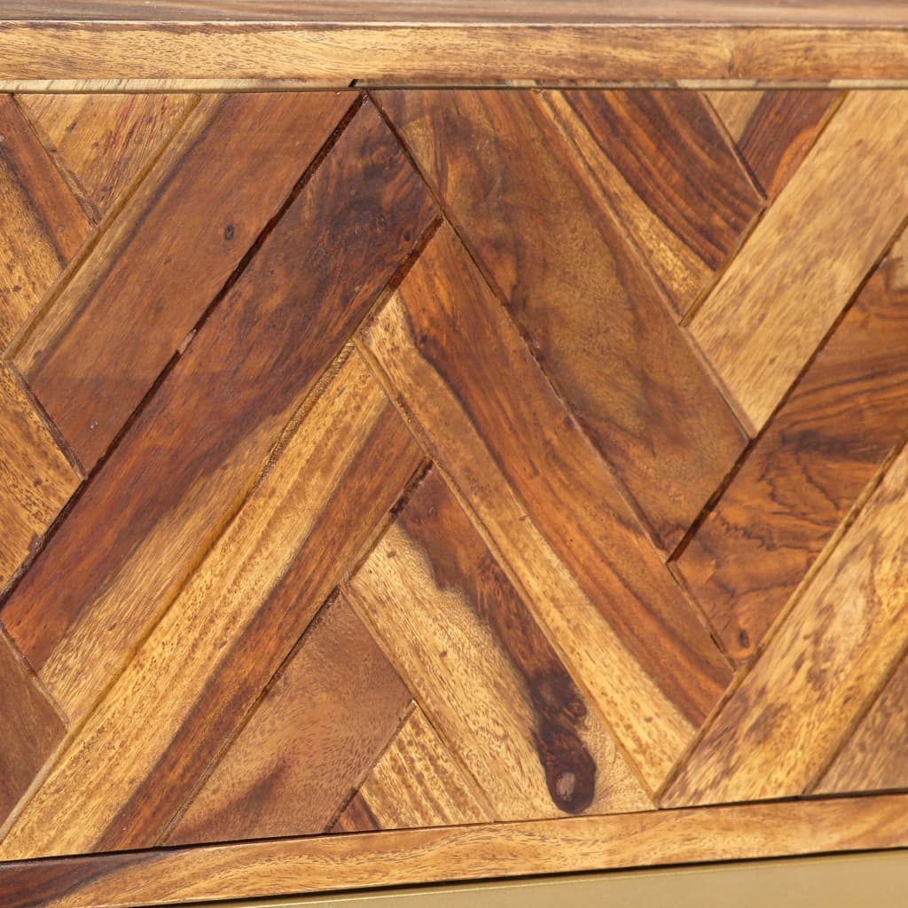 TV cabinet, 140x30x45cm, pinkish reclaimed solid wood