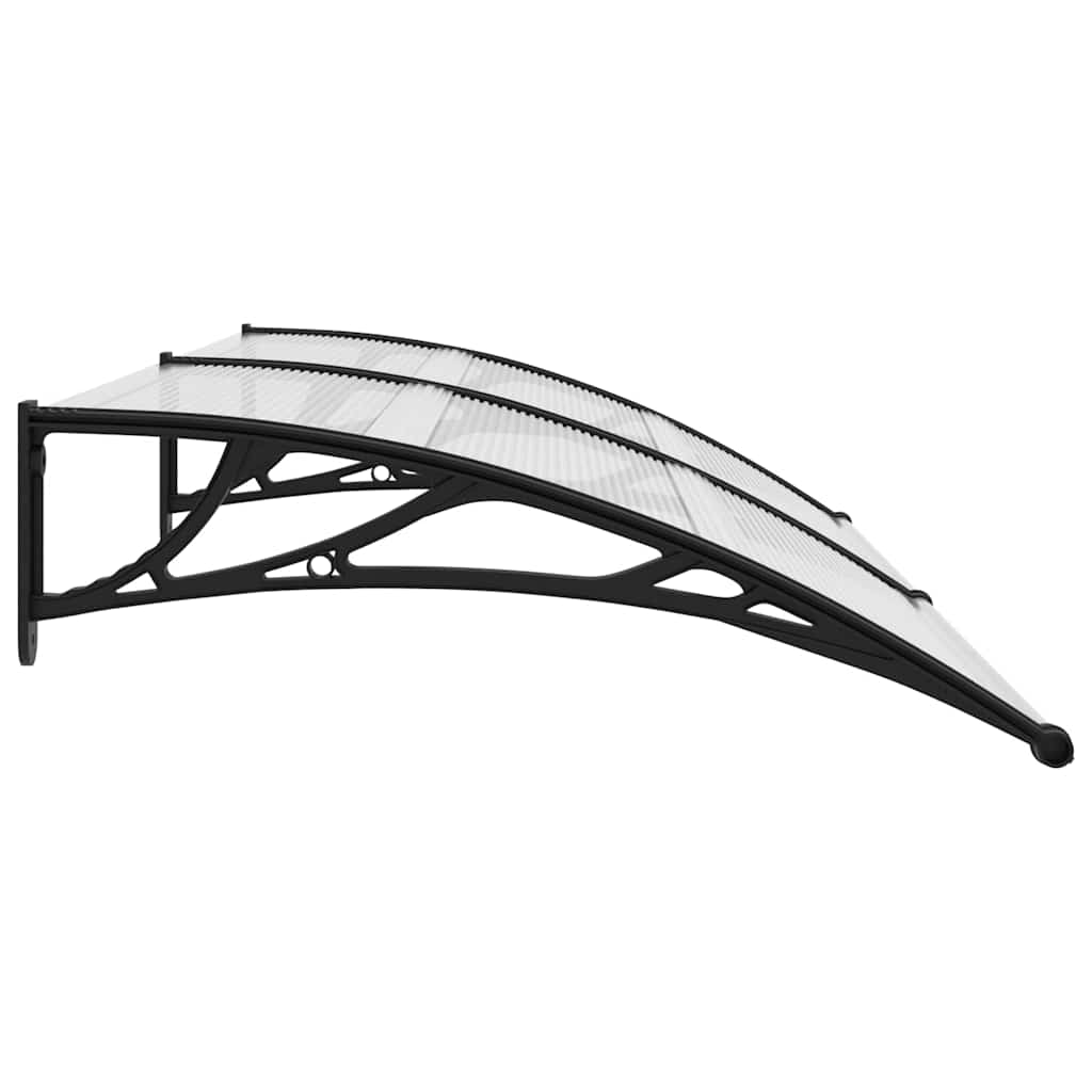 Stogelis durims, juodos ir permatomos spalvos, 200x75cm, PC
