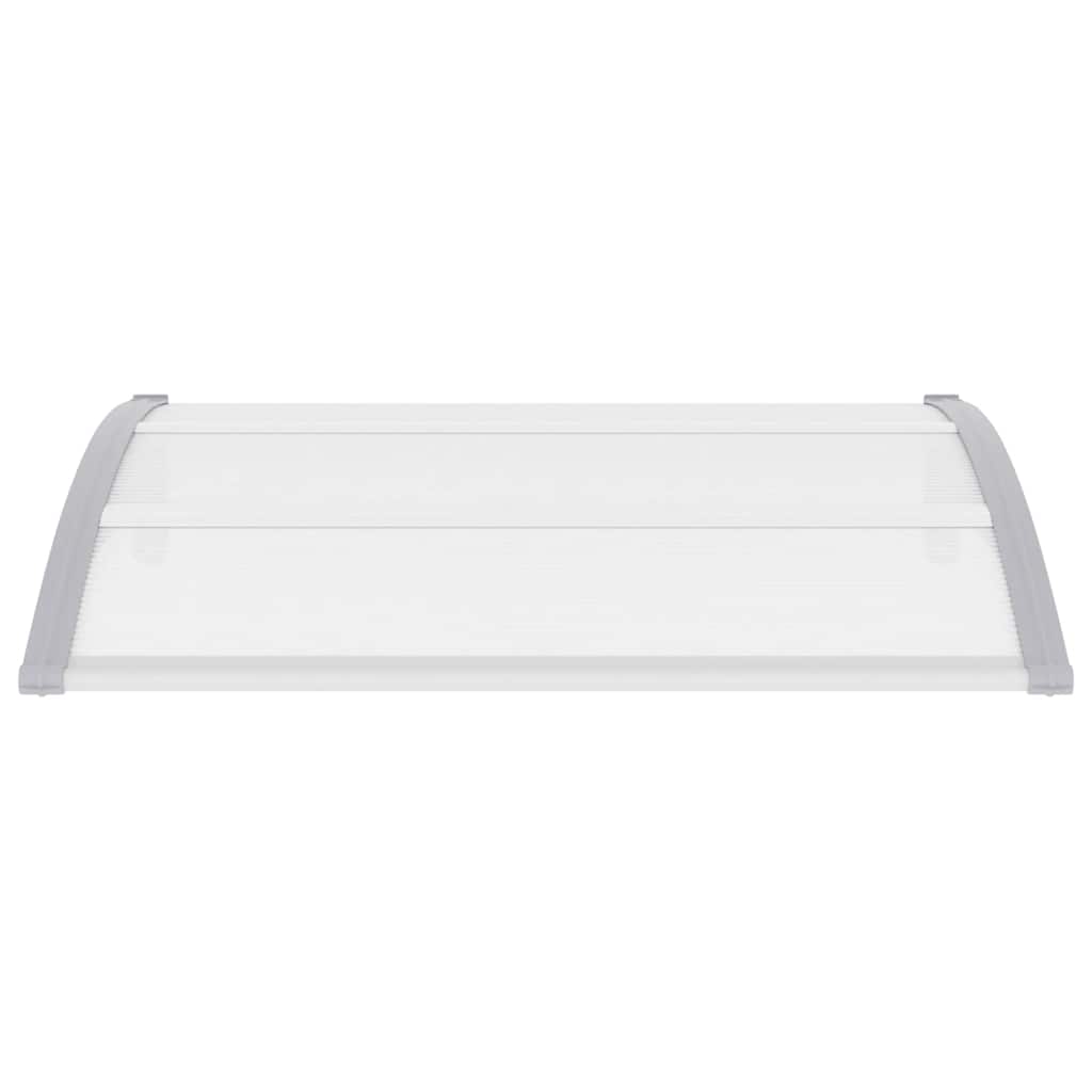 Canopy for doors, grey and transparent, 120x75cm, PC