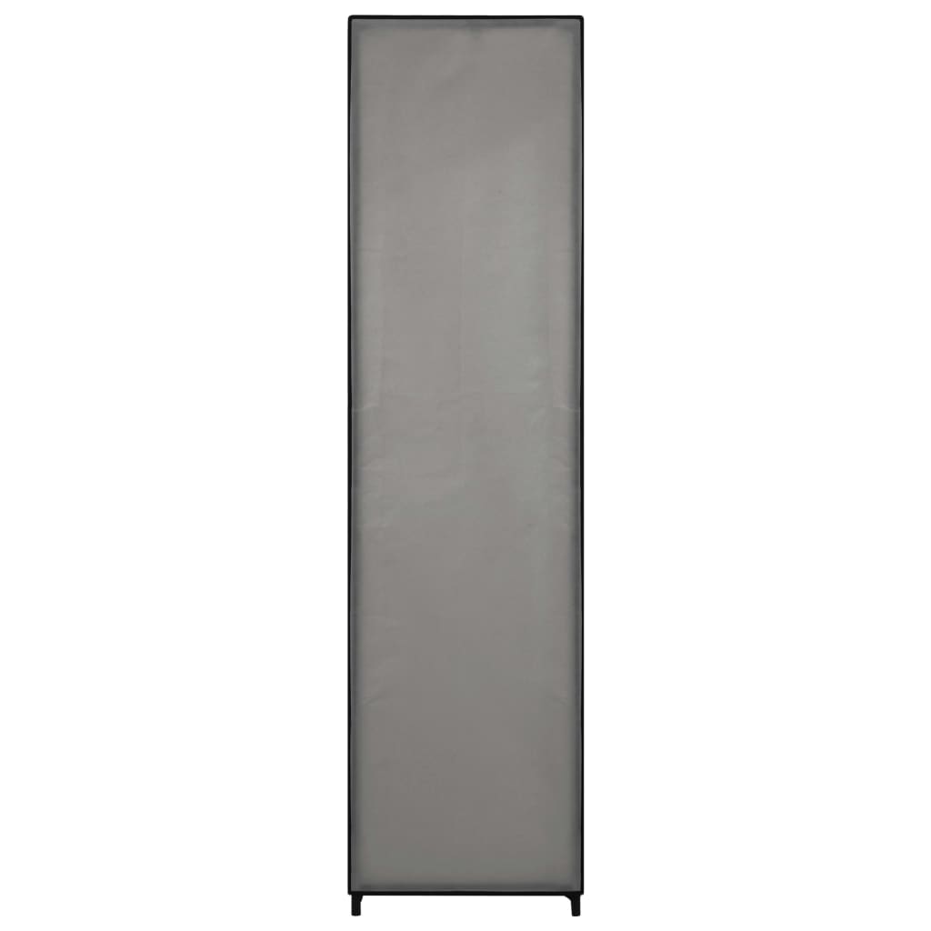 Skapis ar 4 nodalījumiem, pelēks, 175x45x170 cm