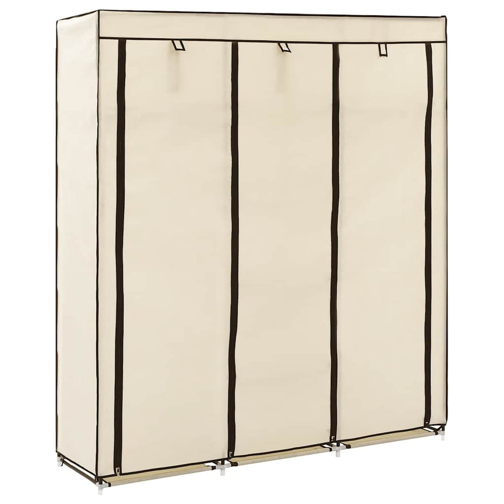 Drab. spinta su skyr. ir stryp., krem. sp., 150x45x175cm, aud.