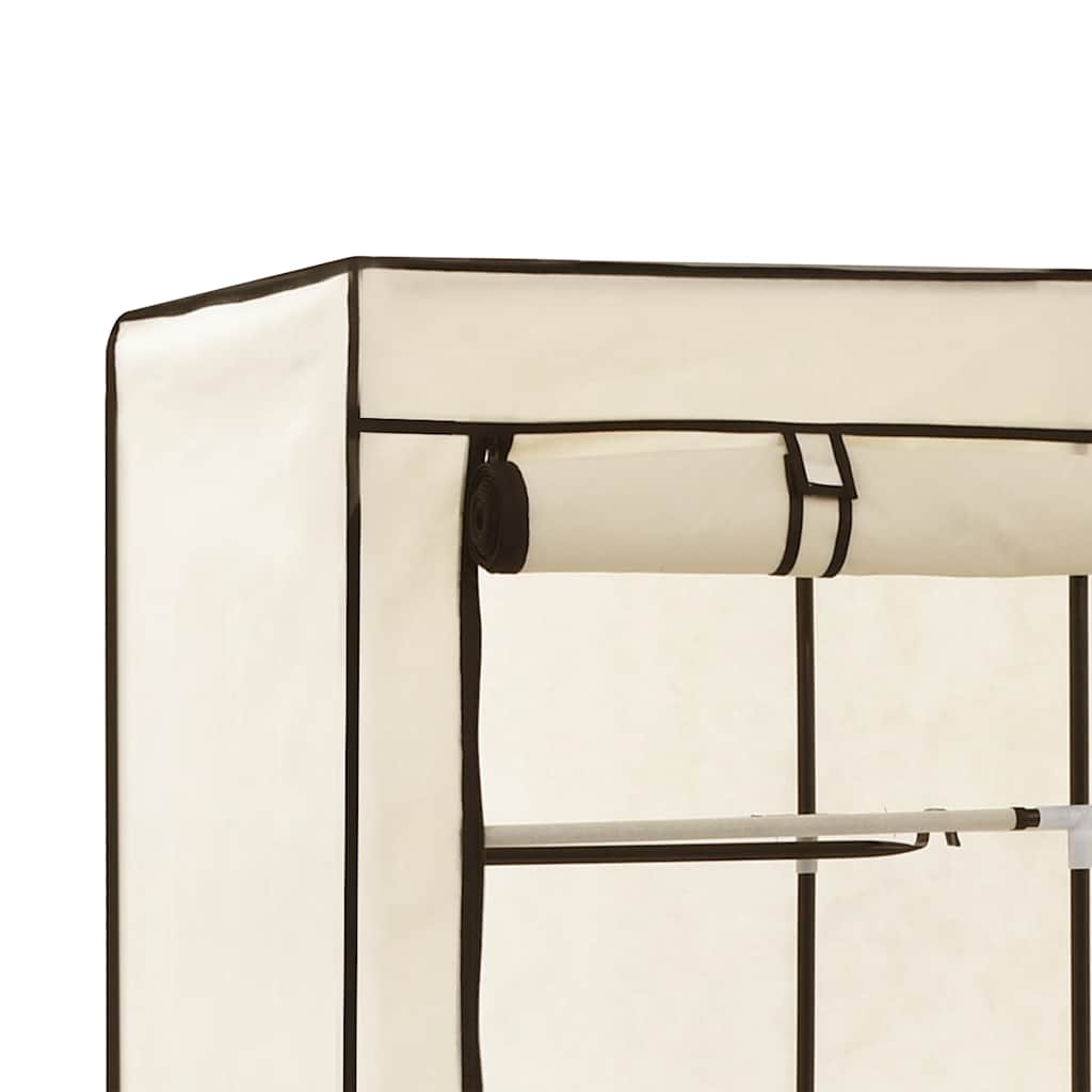 Drab. spinta su skyr. ir stryp., krem. sp., 150x45x175cm, aud.