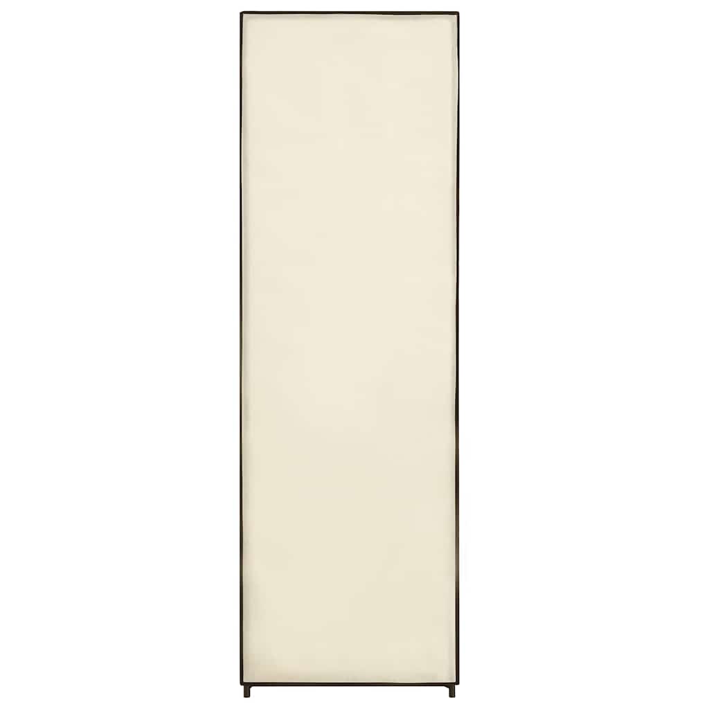 Drēbju skapis, krēmkrāsas, 87x49x159cm, audums
