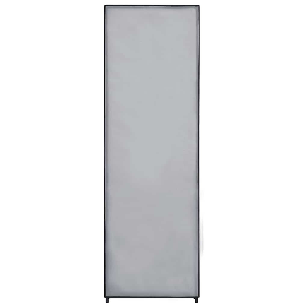 Drēbju skapis, pelēks, 87x49x159cm, audums