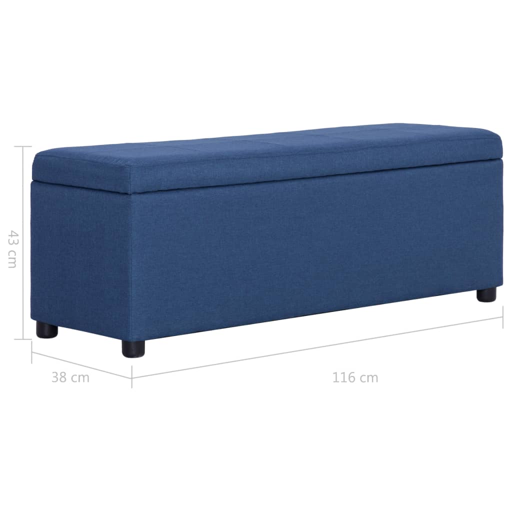 Sols ar novietni mantām, zils, 116cm, poliesters