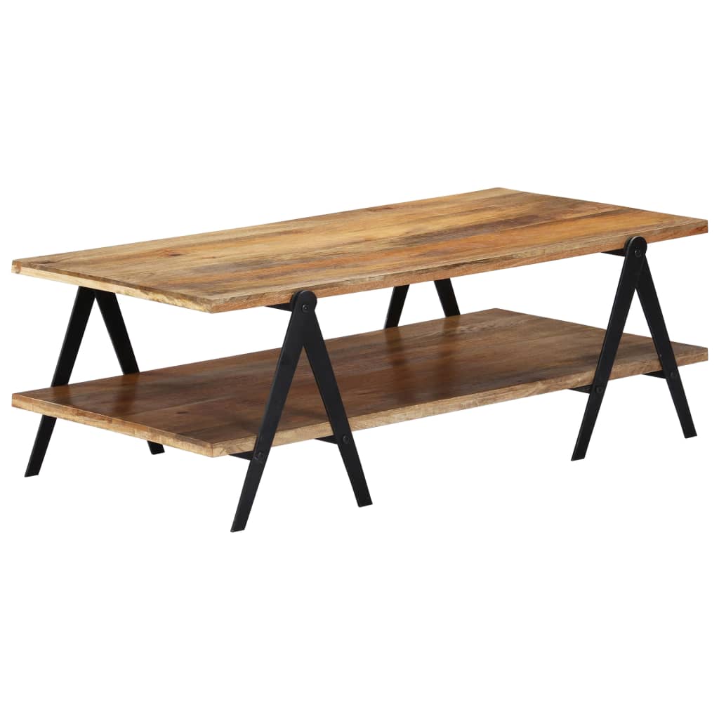 Coffee table, 115x60x40 cm, solid mango wood