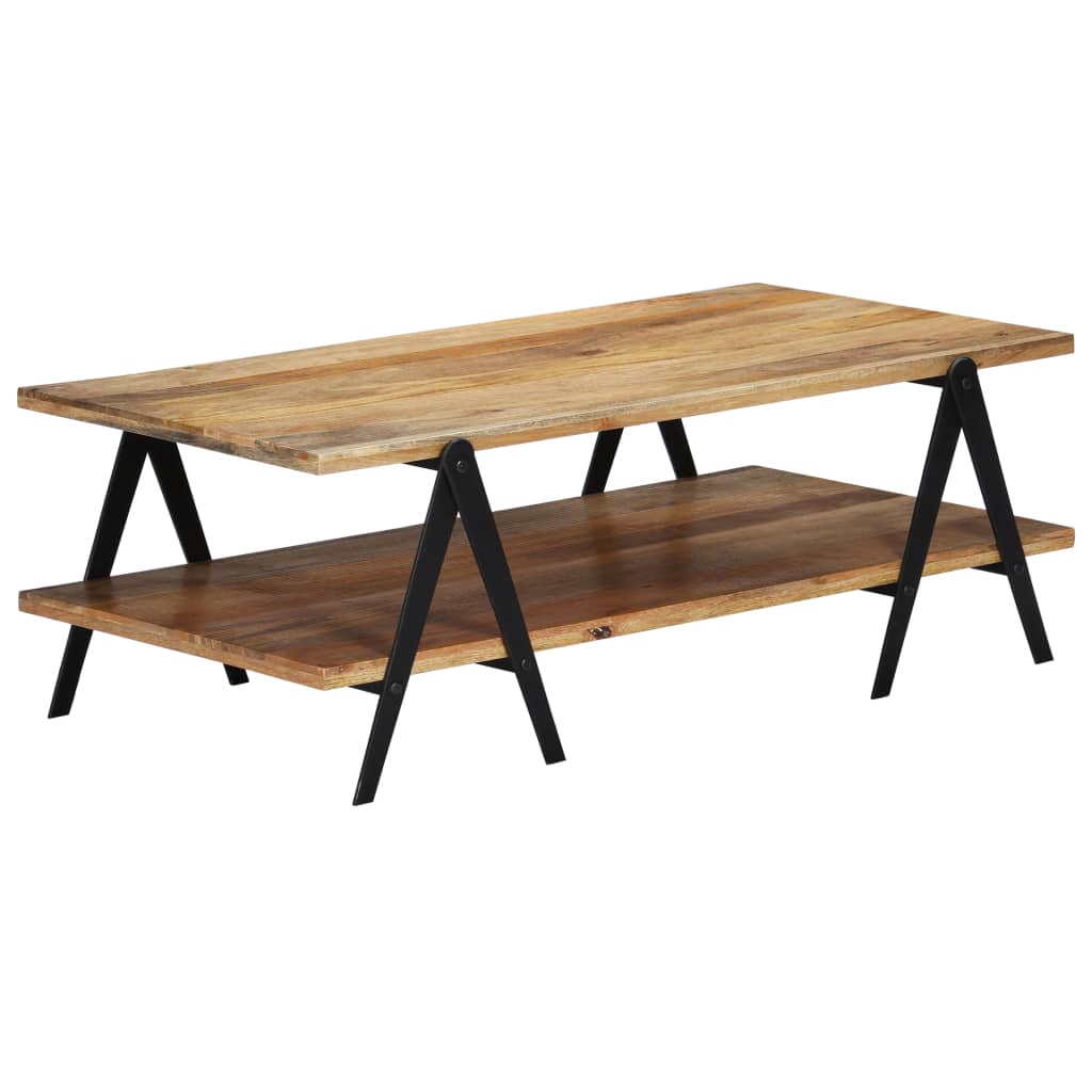 Coffee table, 115x60x40 cm, solid mango wood