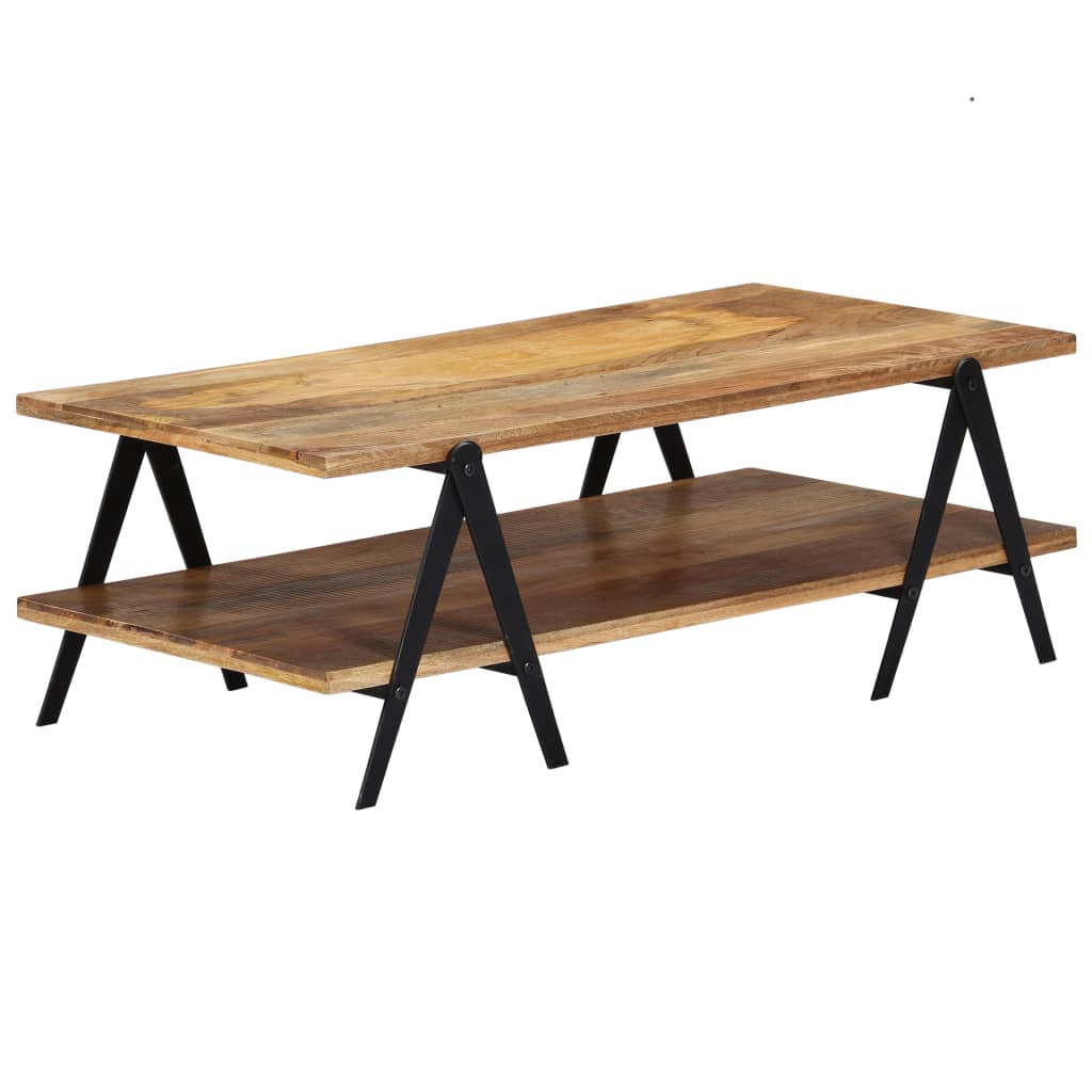 Coffee table, 115x60x40 cm, solid mango wood