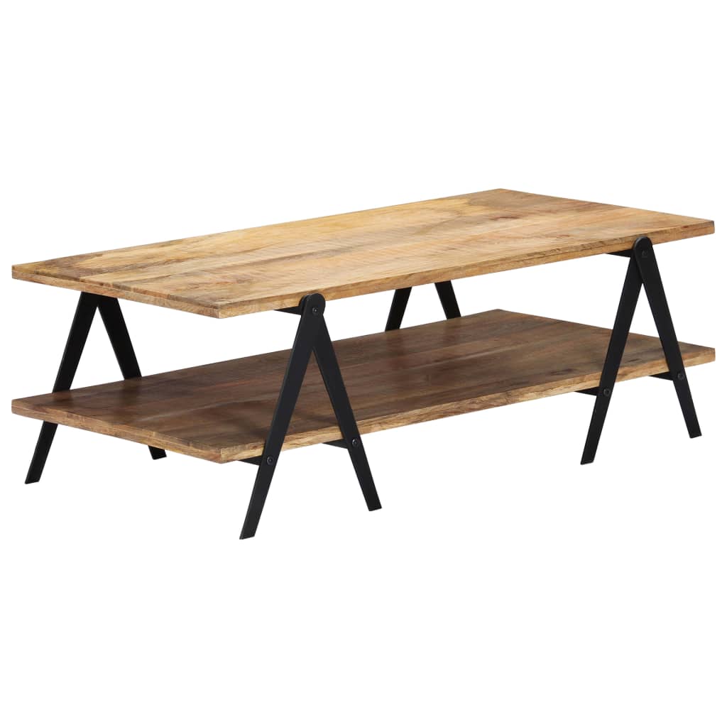 Coffee table, 115x60x40 cm, solid mango wood