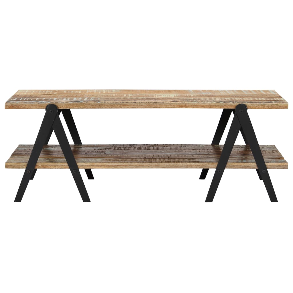 Coffee table, 115x60x40cm, solid reclaimed wood