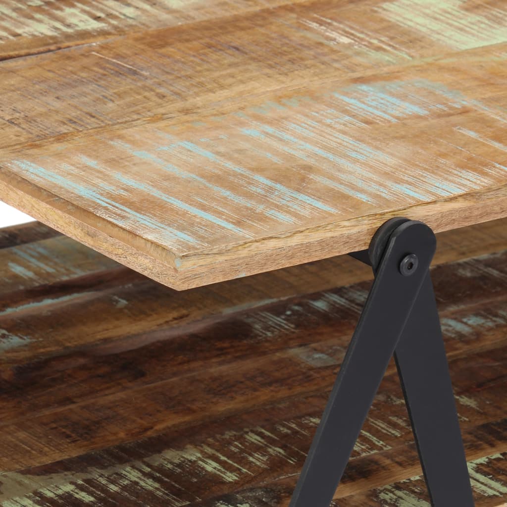Coffee table, 115x60x40cm, solid reclaimed wood