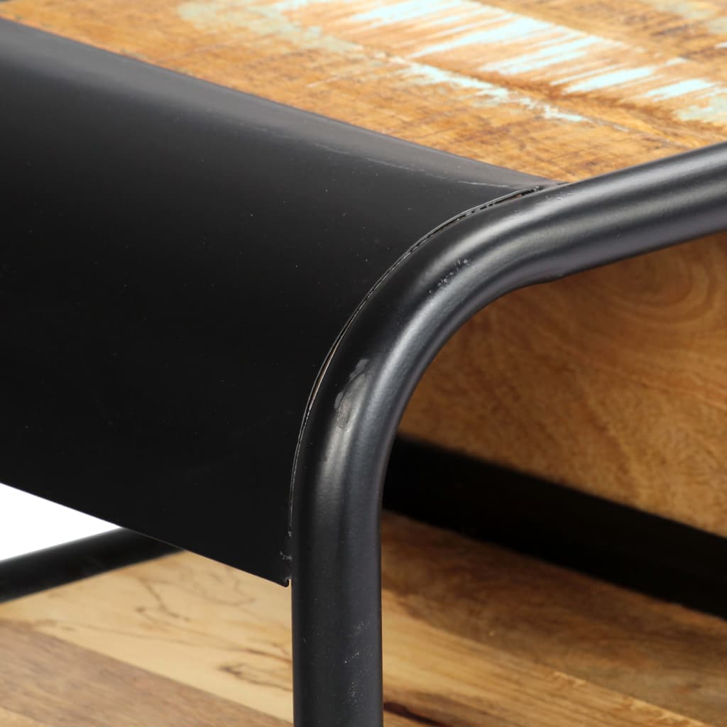 Konsoles galda, 118x30x75 cm, pārstrādāts masīvkoks
