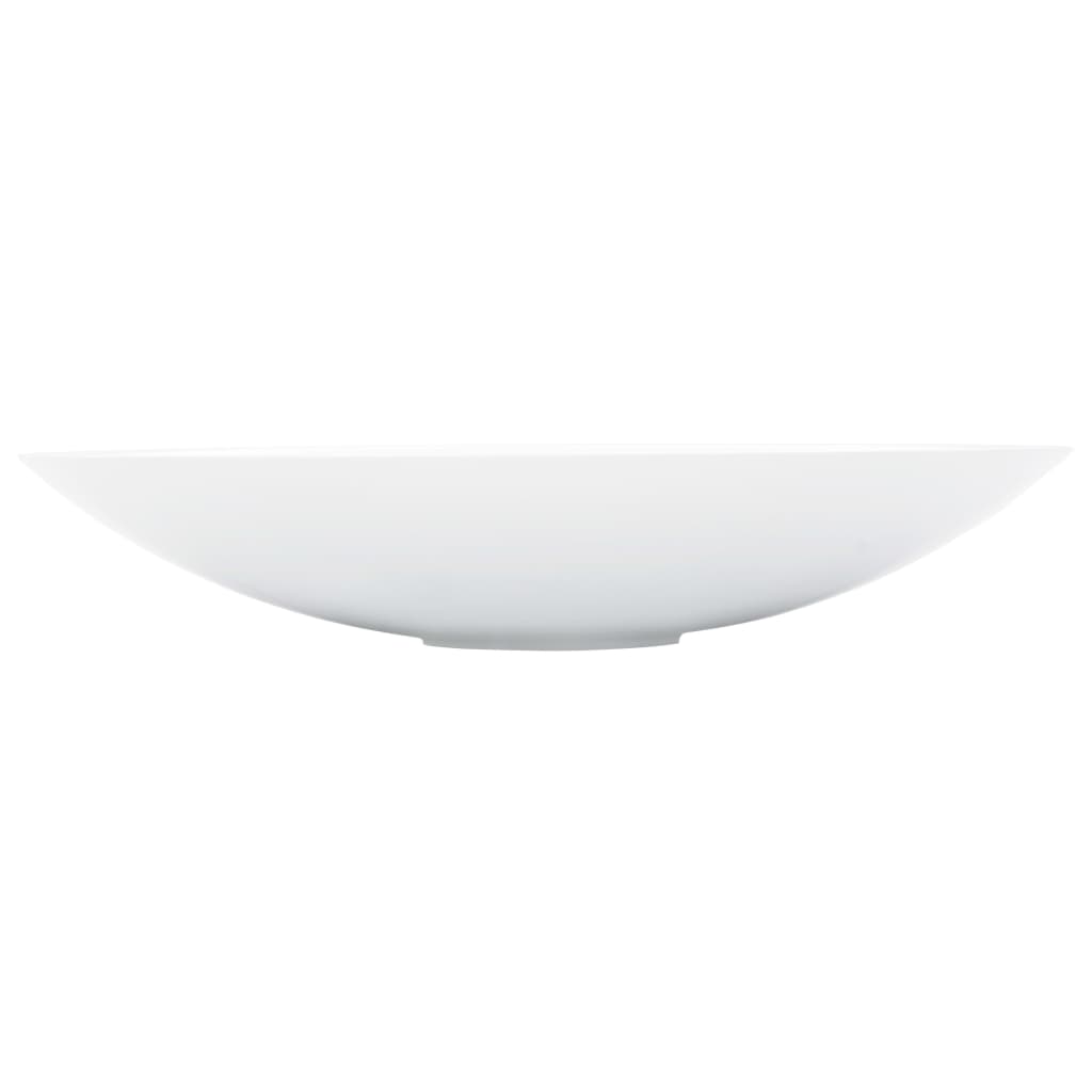 Washbasin, 59.3x35.1x10.7cm, white, cast marble.