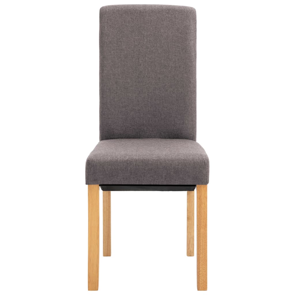 Valgomojo kėdės, 4vnt., taupe spalvos, audinys
