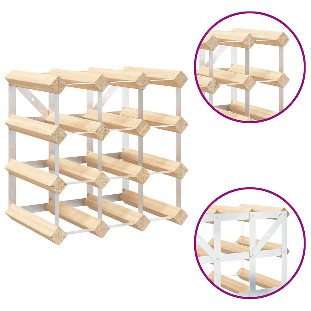 Stovas vynui skirtas 12 butelių, pušies medienos masyvas