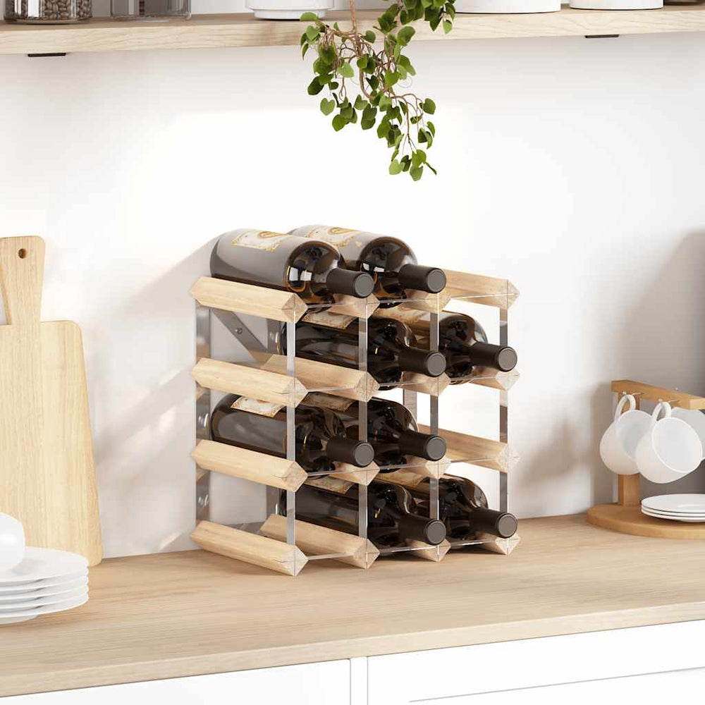 Stovas vynui skirtas 12 butelių, pušies medienos masyvas