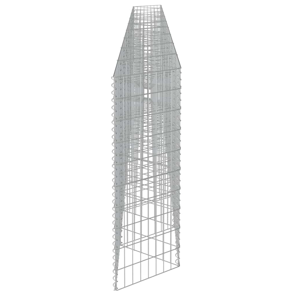 Gabionu siena, cinkots tērauds, 630x30x100cm