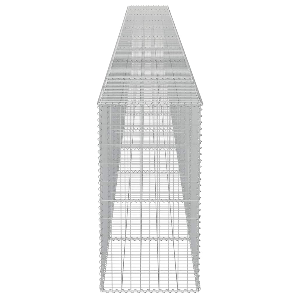 Gabiono siena su dang., galvanizuotas plienas, 900x50x100cm