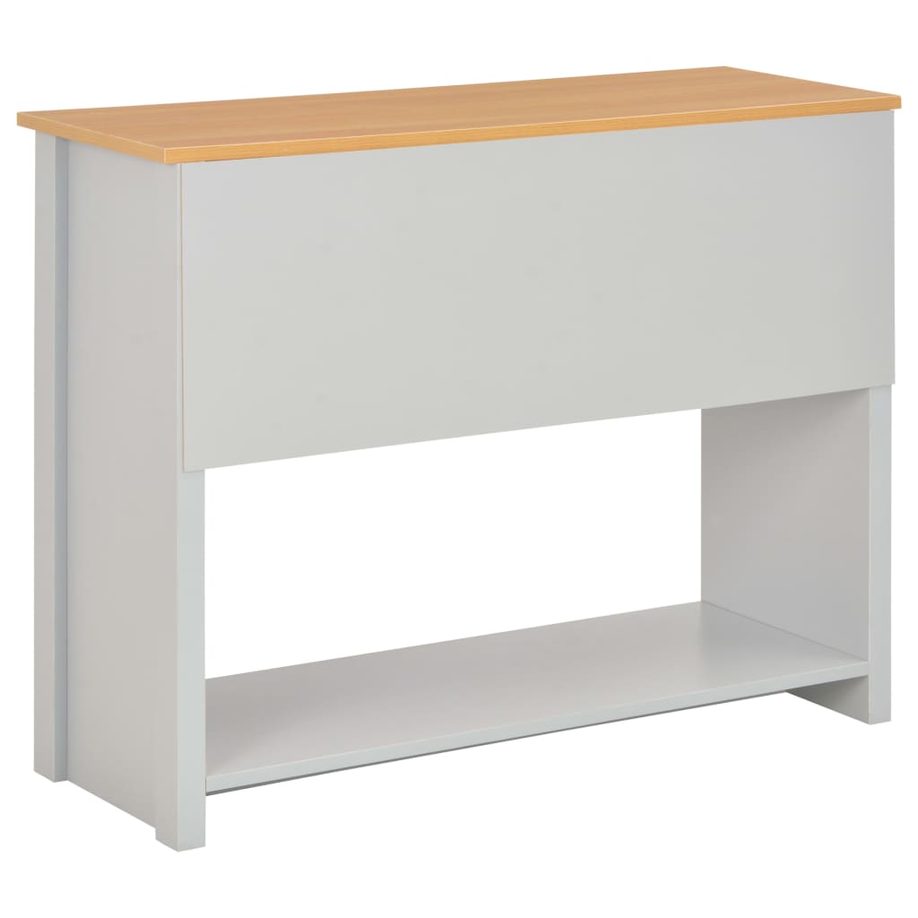 Konsolinis staliukas, pilkos spalvos, 97x35x76cm
