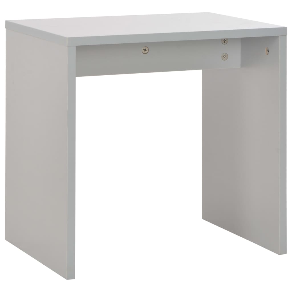 Dressing table with mirror and stool, grey, 104x45x131cm