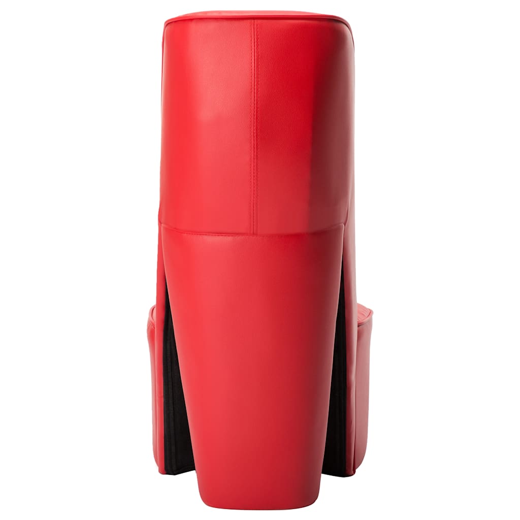High heel shaped chair, red color, artificial leather