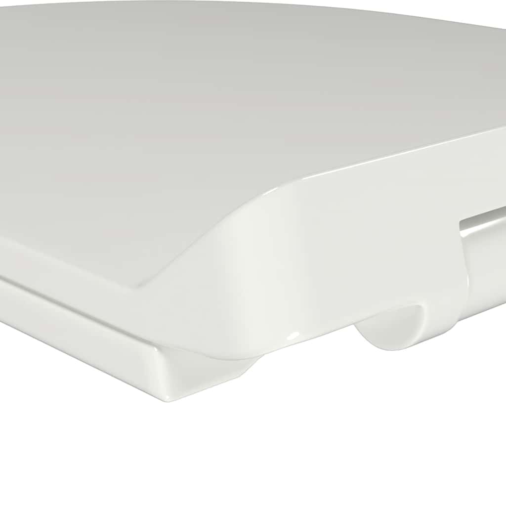Toilet seat with Soft-close mechanism, white
