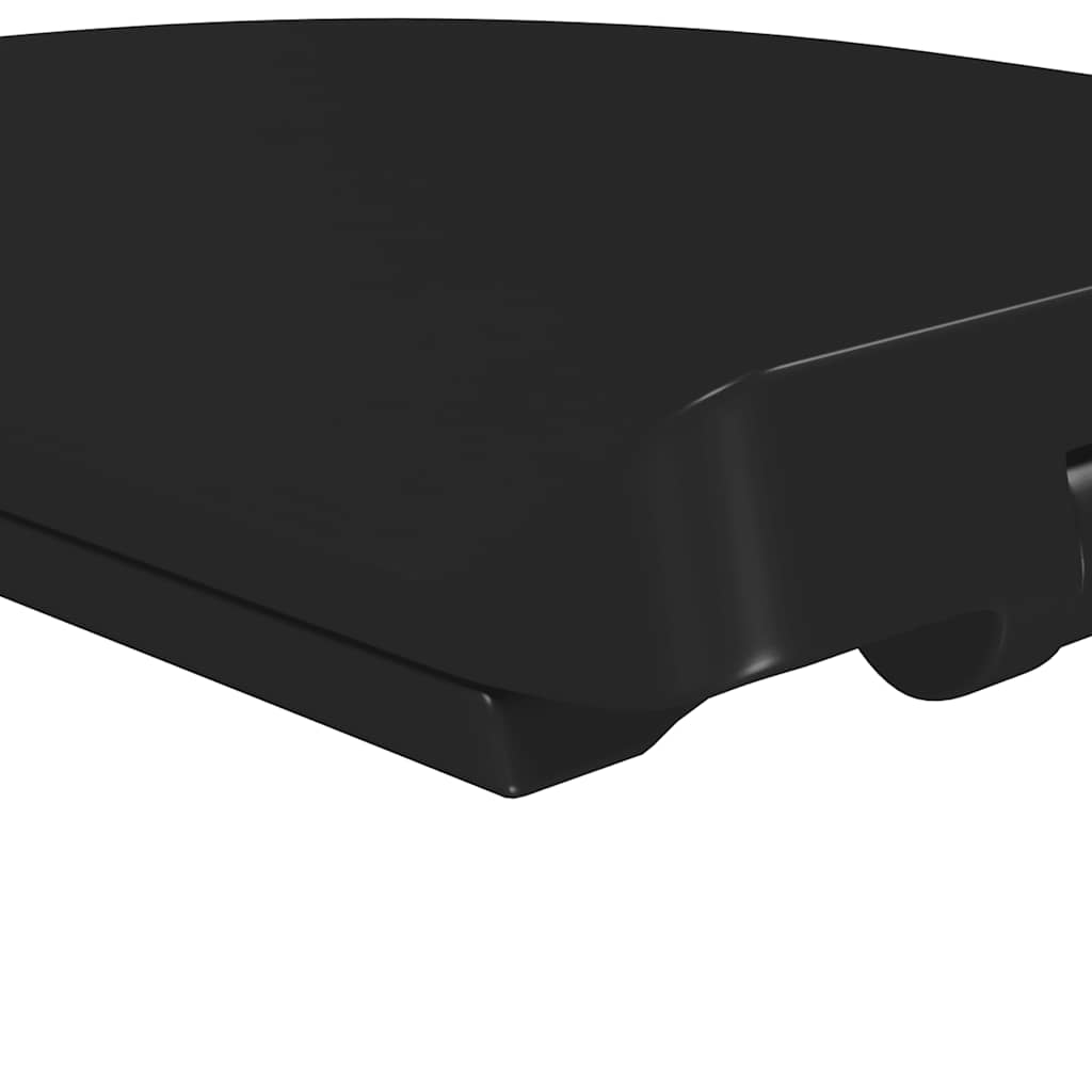 Klozeto sėdynė su Soft-close mechanizmu, juoda
