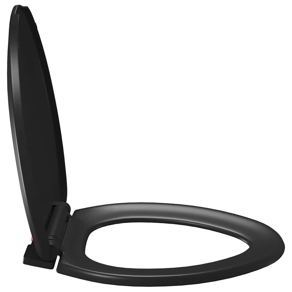 Klozeto sėdynė su Soft-close mechanizmu, juoda
