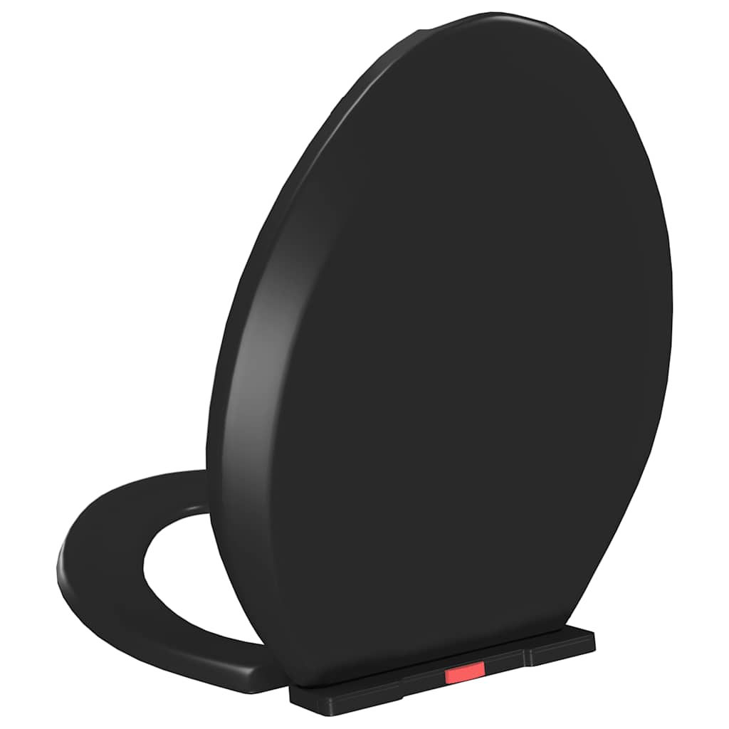 Klozeto sėdynė su Soft-close mechanizmu, juoda