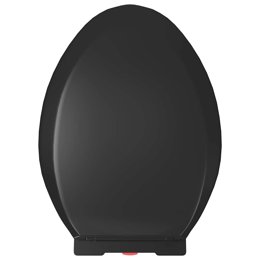 Klozeto sėdynė su Soft-close mechanizmu, juoda