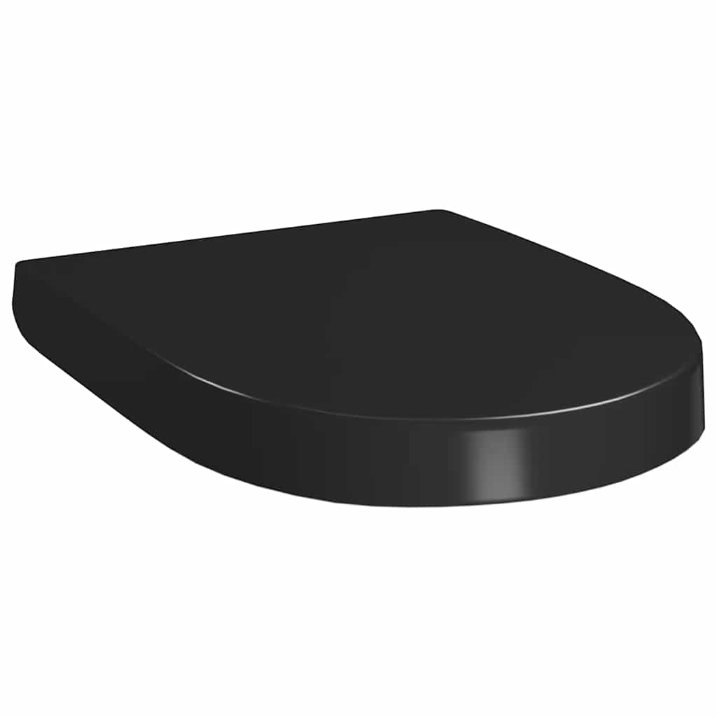 Klozeto sėdynė su Soft-close mechanizmu, juoda