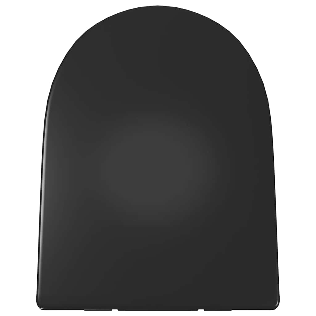 Klozeto sėdynė su Soft-close mechanizmu, juoda