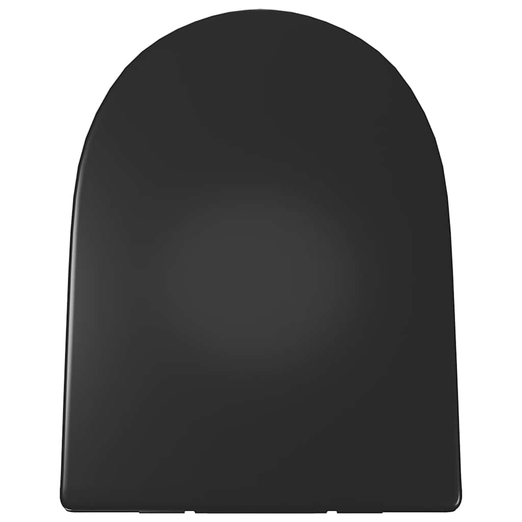 Klozeto sėdynė su Soft-close mechanizmu, juoda
