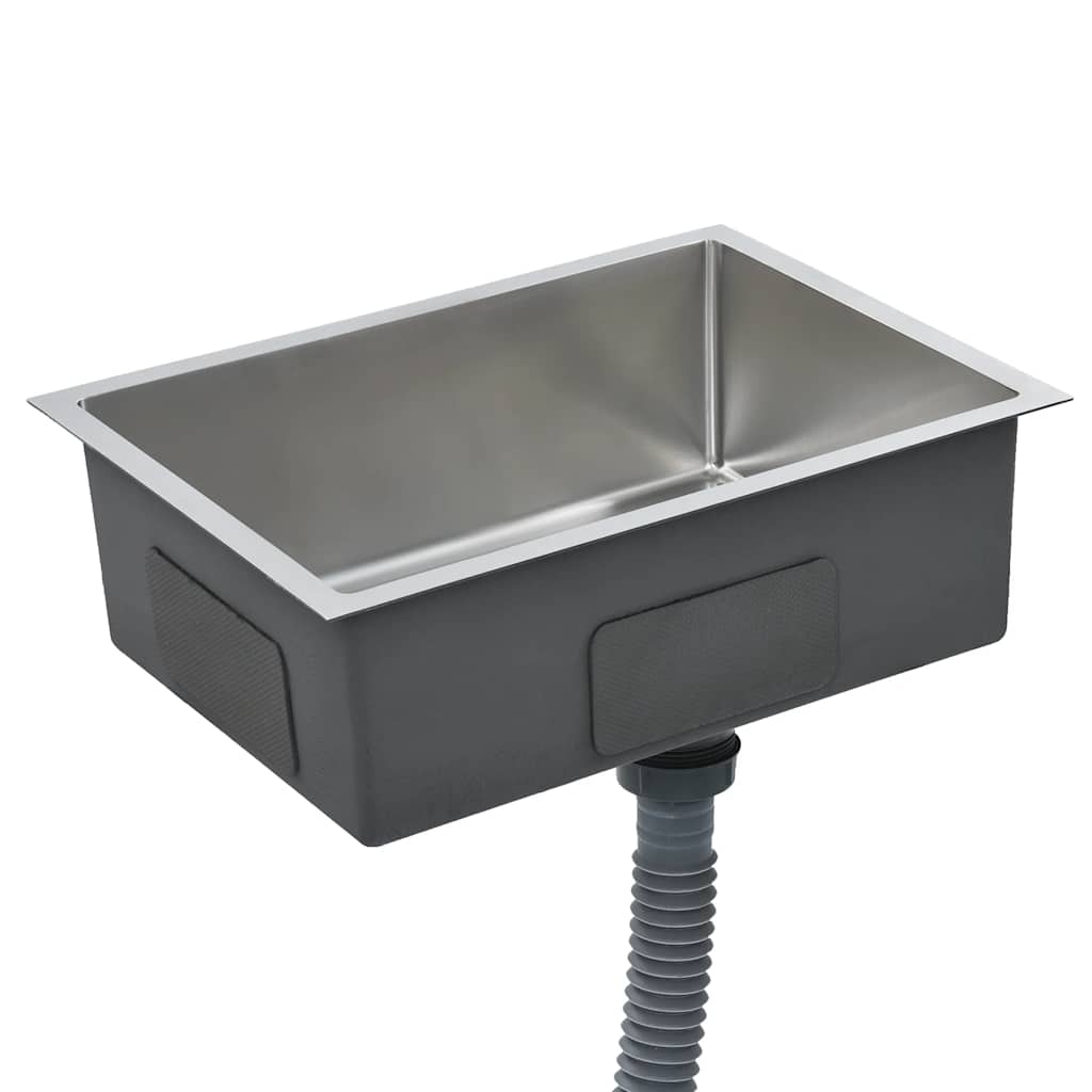 Kitchen sink, stainless steel, handmade