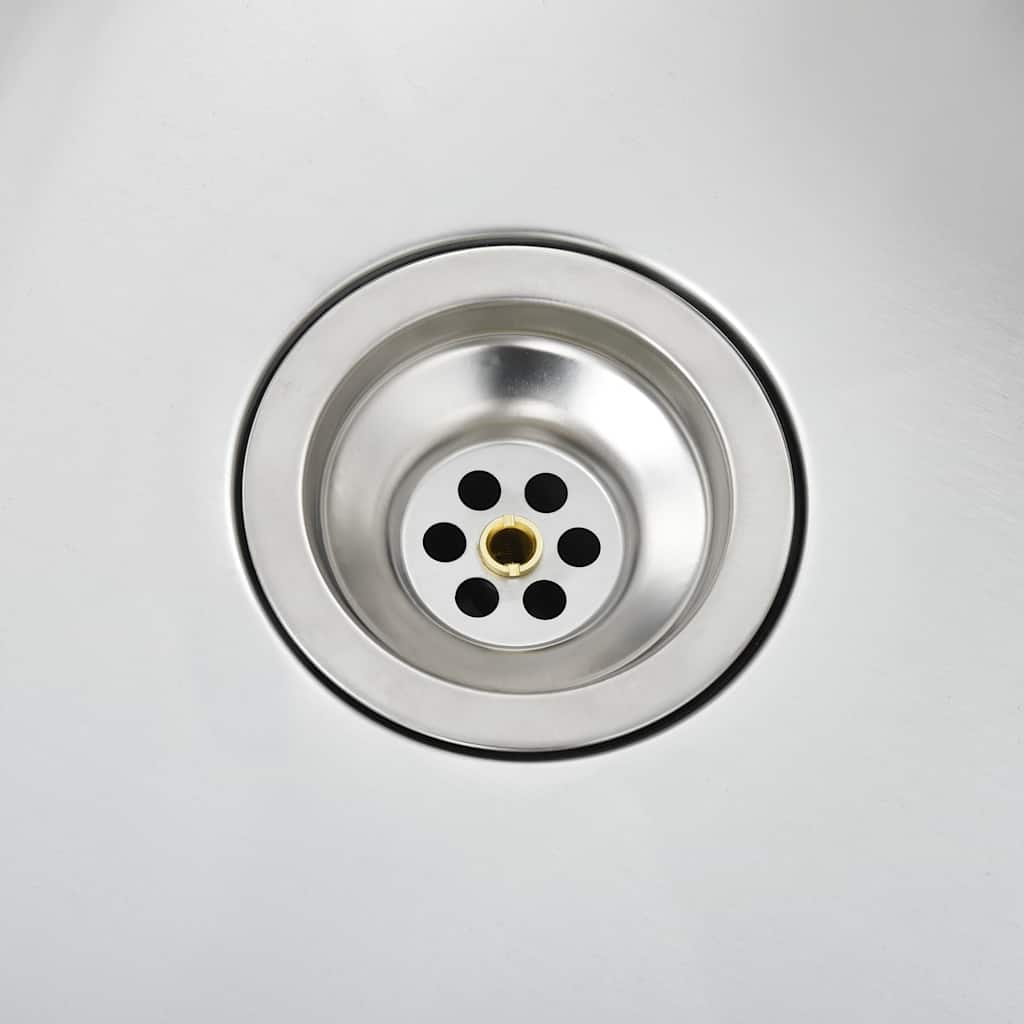 Kitchen sink, stainless steel, handmade
