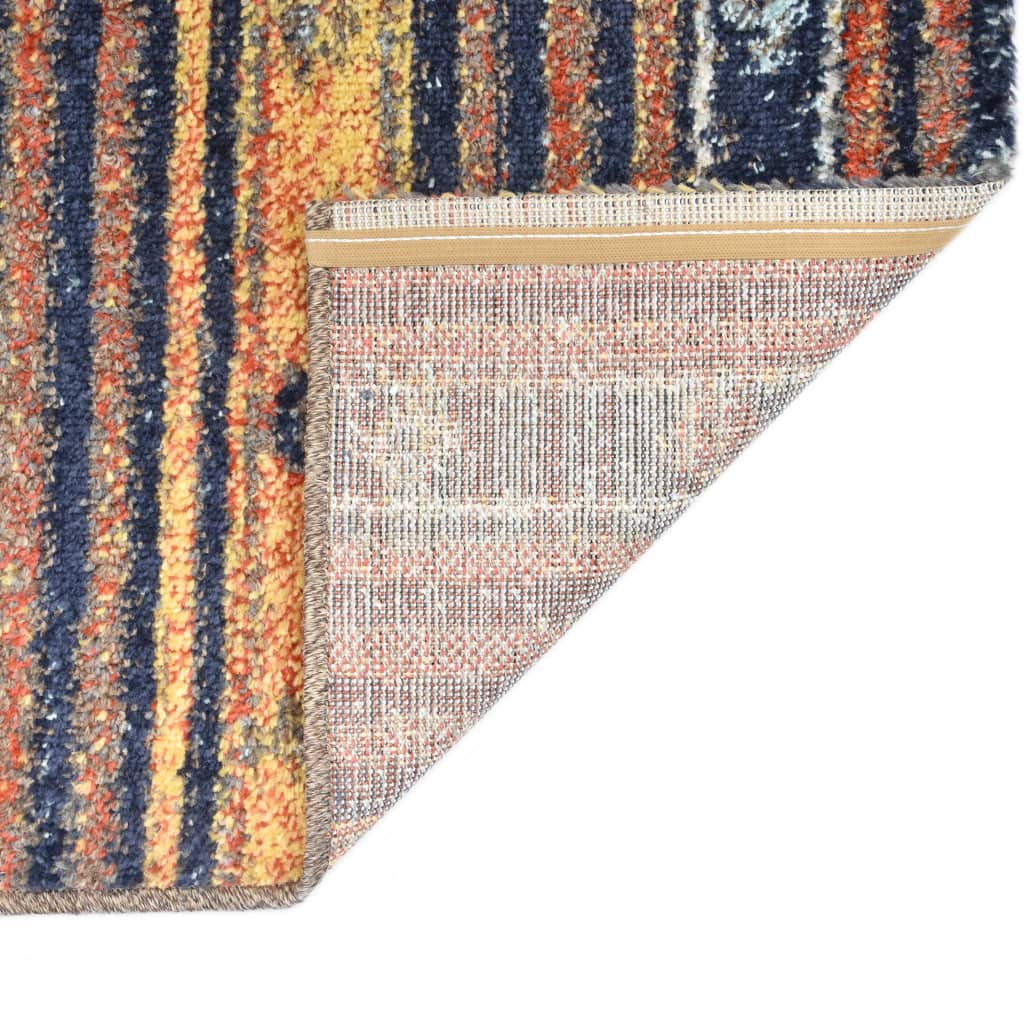 Kilimas, mėlynos ir oranžinės spalvos, 160x230cm, PP