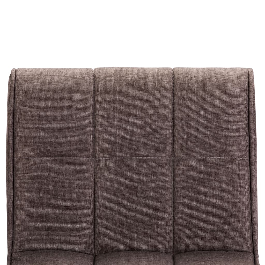 Baro taburetės, 2 vnt., taupe spalvos, audinys