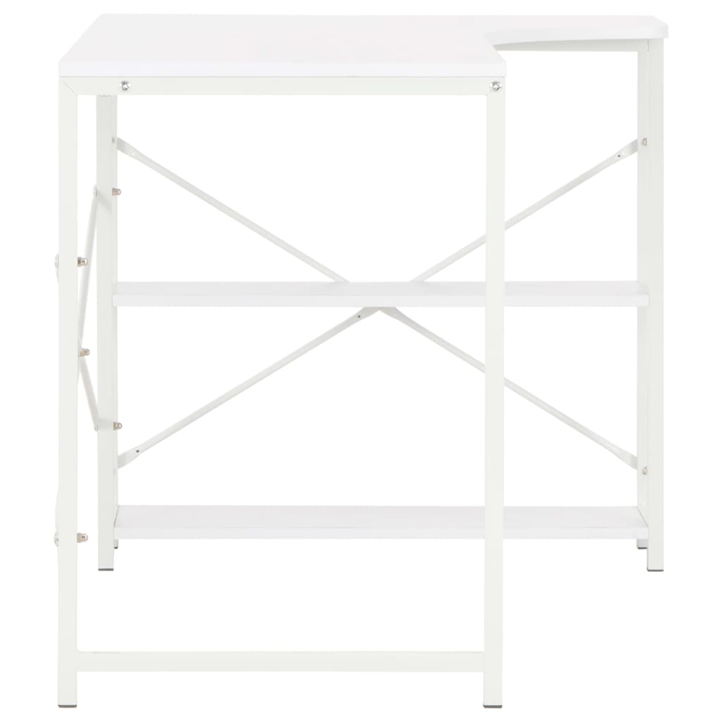 Computer desk, white, 120x72x70cm
