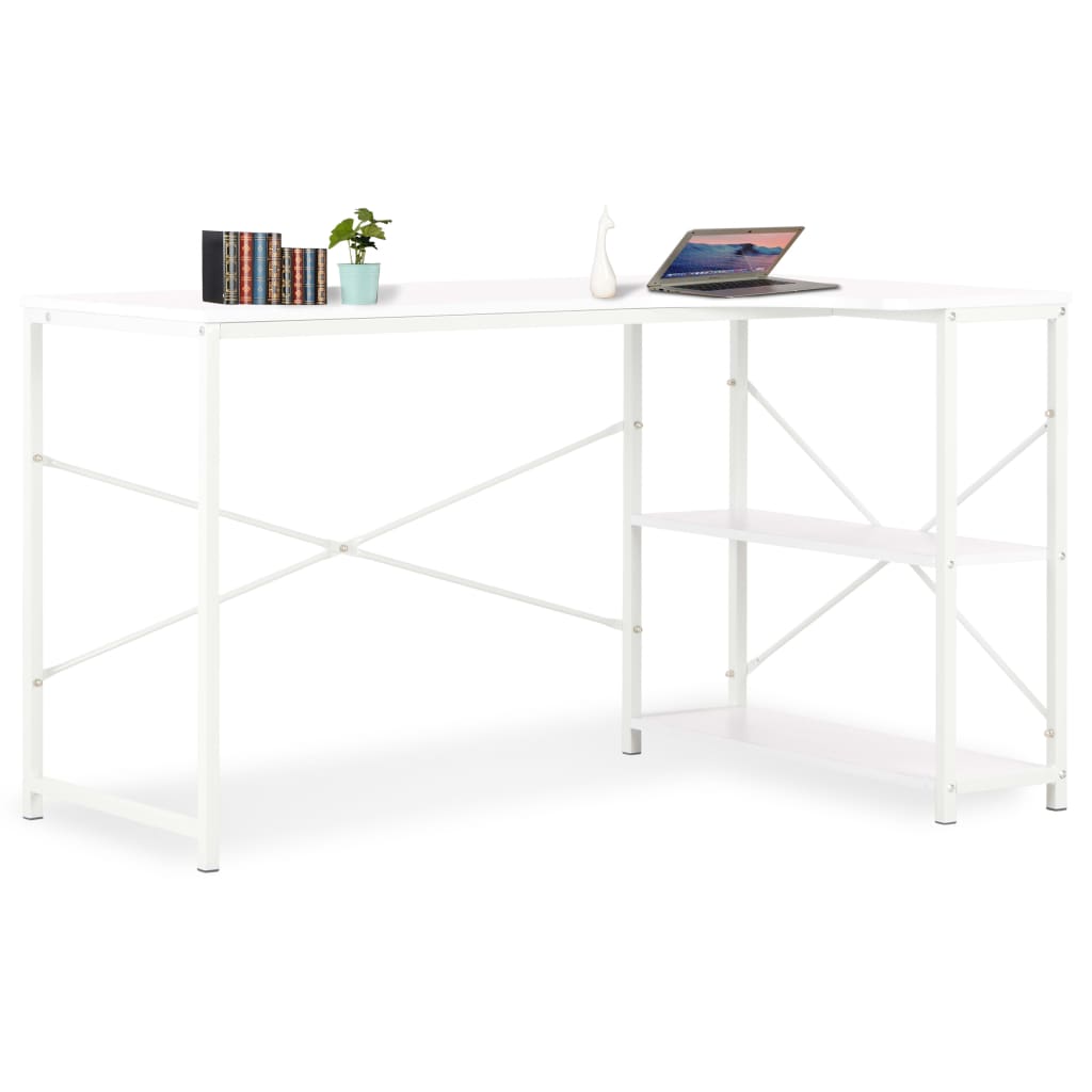 Computer desk, white, 120x72x70cm