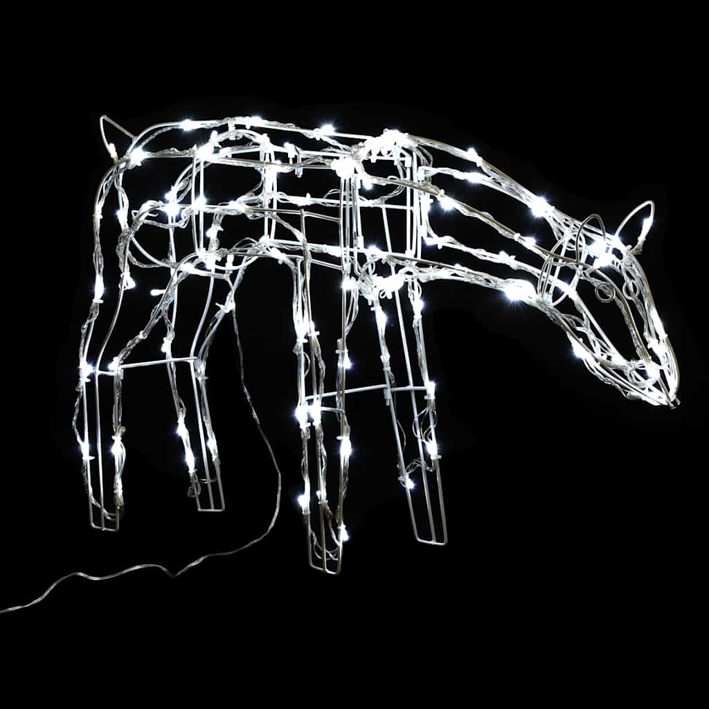 Kalėdinė lempučių ekspozicija FROSTY, 3 dalių, elniai, 229 LED lemp.