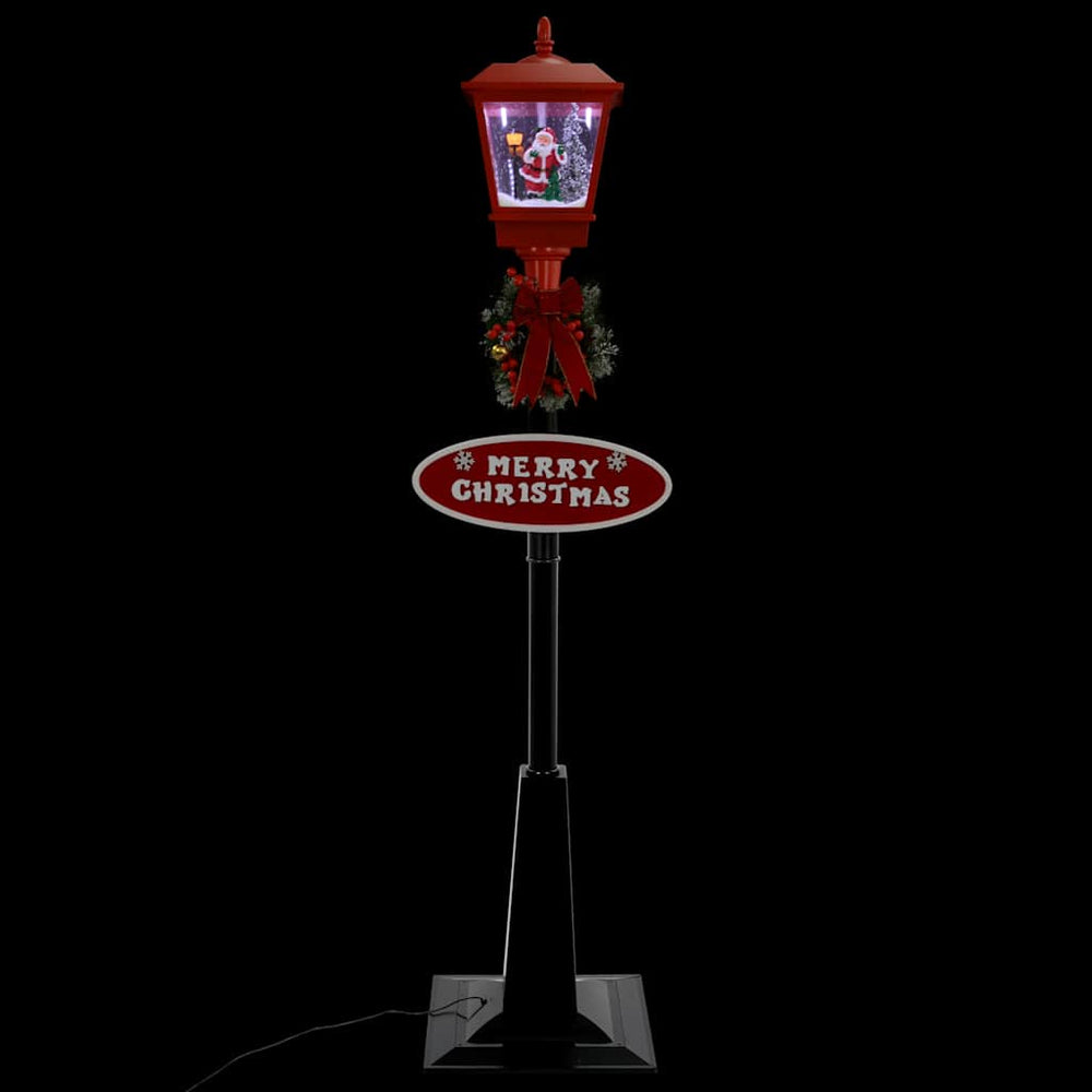 Kalėdinis gatvės šviestuvas su Kalėdų seneliu, 180 cm, LED