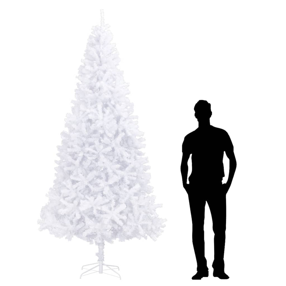 Artificial Christmas tree, white, 300 cm