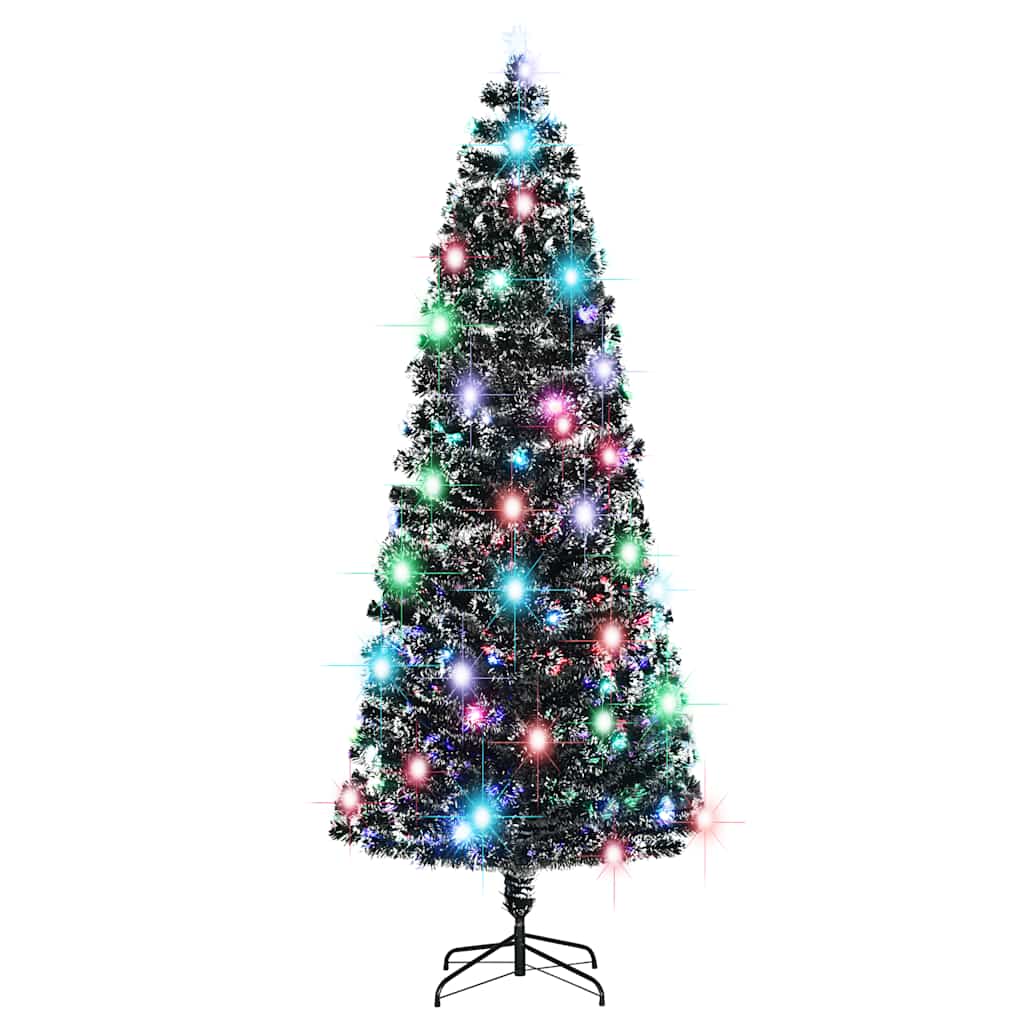 Pre-lit Christmas tree MEADOW SNOW, with stand and LED, 240cm., fibre optic
