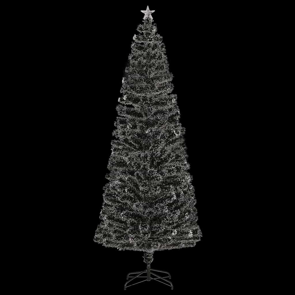 Pre-lit Christmas tree MEADOW SNOW, with stand and LED, 240cm., fibre optic