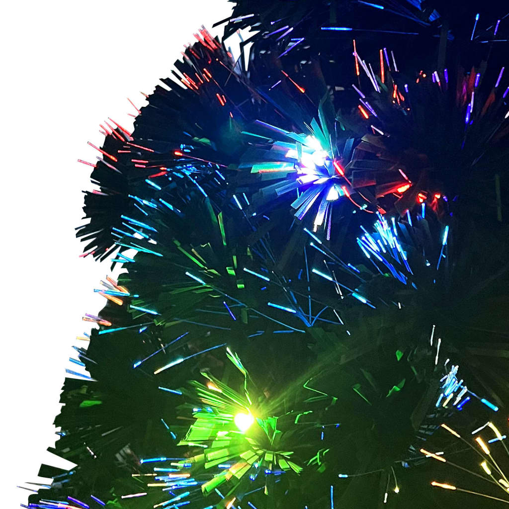 Izgaismota Ziemassvētku eglīte MEADOW SNOW, ar statīvu un LED, 120cm, optiskā šķiedra