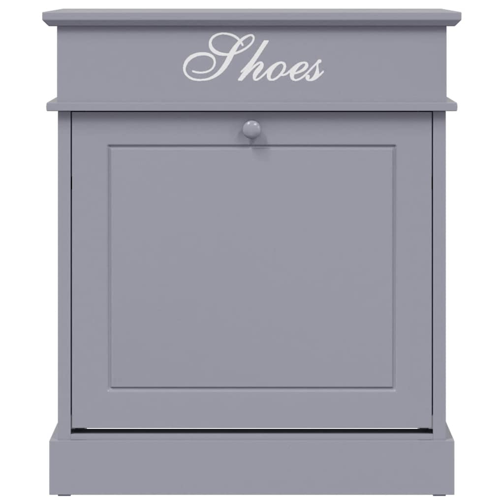 Spintelė batams, pilkos sp., 50x28x58cm, paulovnijos mediena