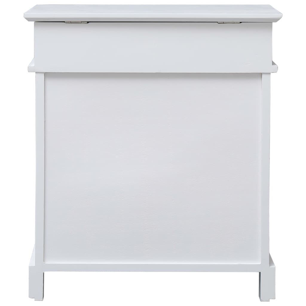 Spintelė batams, baltos sp., 50x28x58cm, paulovnijos mediena